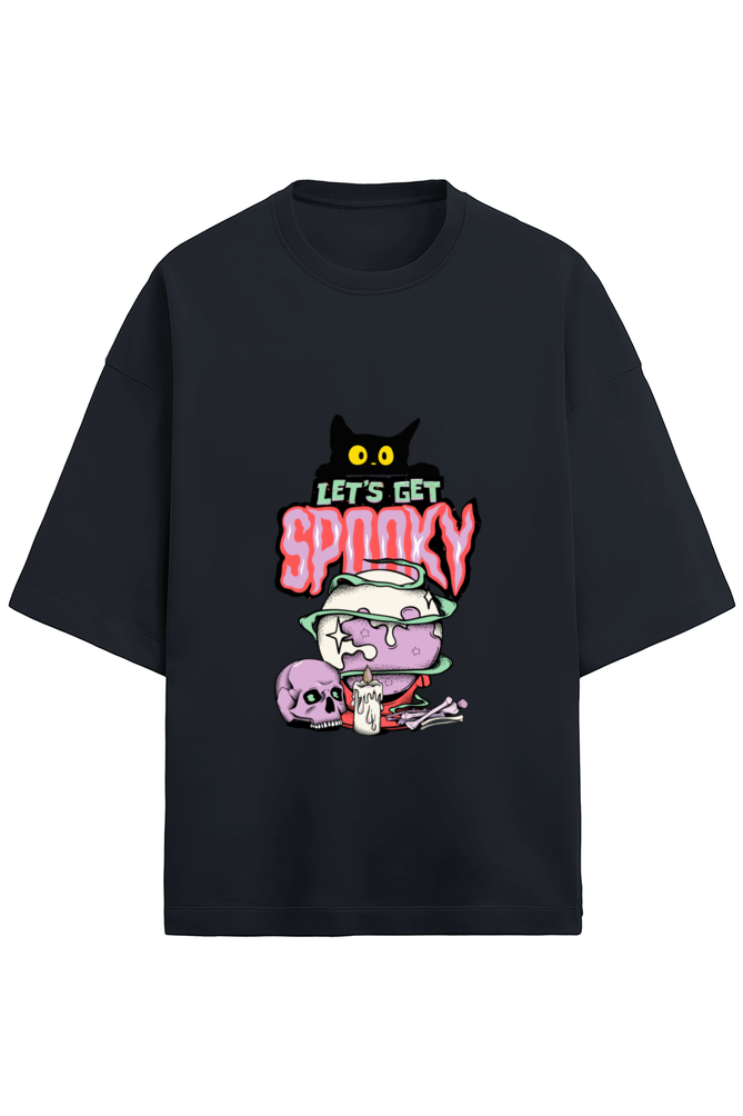 "Let’s Get Spooky: Terry Oversized Tees for Hauntingly Good Style"